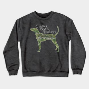 American English Coonhound Crewneck Sweatshirt